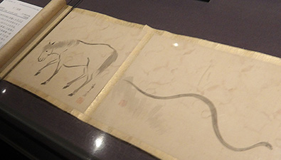 漆器の馬たらい 冬期特別展「馬描(か)ける春～迎春所蔵作品展～」第1期／2